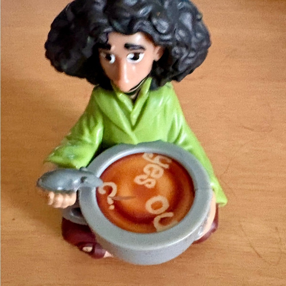 Bruno Madrigal from Disney’s Encanto Green and Brown Figurine with Bowl